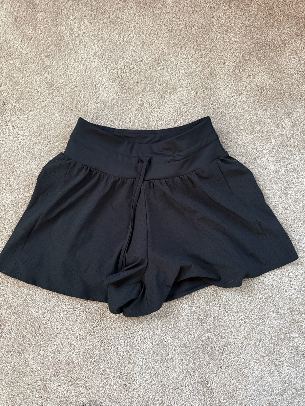 CALIA Women's Knit Waistband Performance 2-in-1 Shorts